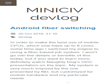 Tablet Screenshot of miniciv.com